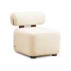 Poltrona Decorativa Para Sala Helora Bouclê E03 - D'rossi - B