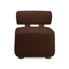 Poltrona Decorativa Para Sala Helora Bouclê E03 - D'rossi - M