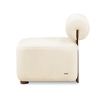 Poltrona Decorativa Para Sala Kit 2 Helora Bouclê E03 - D'ros