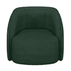 Poltrona Decorativa Para Sala Living Olimpo M03 Veludo Verde