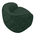 Poltrona Decorativa Para Sala Living Olimpo M03 Veludo Verde