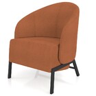 Poltrona Decorativa Para Sala Living Pés Industrial Sierra K0