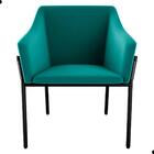 Poltrona Decorativa Para Sala Lucius Veludo Verde Menta