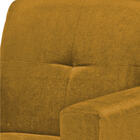 Poltrona Decorativa Para Sala Luna Suede Mostarda - Folk Móve