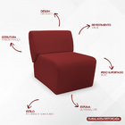 Poltrona Decorativa Para Sala Manicure Consultório Escritório