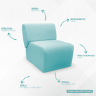 Poltrona Decorativa Para Sala Manicure Consultório Escritório