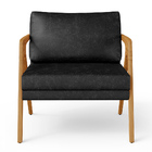 Poltrona Decorativa Para Sala Pietra Com Estrutura Madeira L0