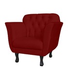Poltrona Decorativa Para Sala Quarto Recepção Helena Bordô