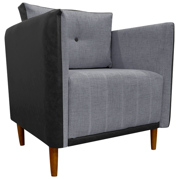 Poltrona Decorativa Para Sala Recepção Consultório Aviv Luxo