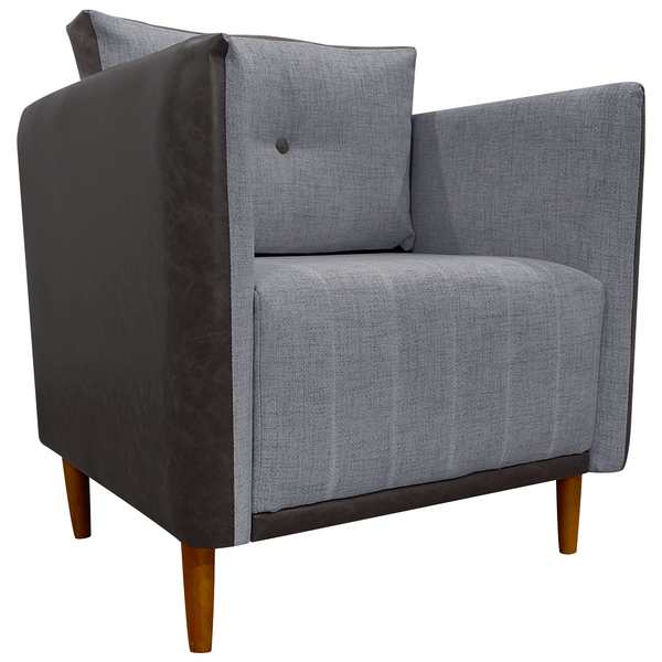 Poltrona Decorativa Para Sala Recepção Consultório Aviv Luxo