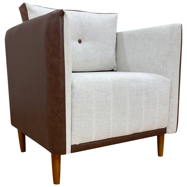 Poltrona Decorativa Para Sala Recepção Consultório Aviv Luxo