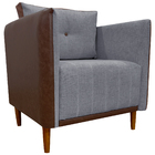 Poltrona Decorativa Para Sala Recepção Consultório Aviv Luxo