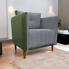 Poltrona Decorativa Para Sala Recepção Consultório Aviv Luxo