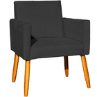 Poltrona Decorativa Para Sala Recepção Consultório Cadeira Ni