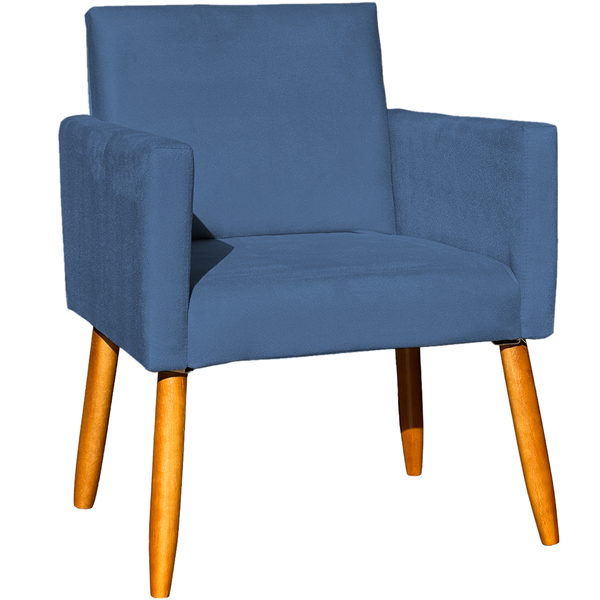 Poltrona Decorativa Para Sala Recepção Consultório Cadeira Ni