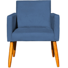 Poltrona Decorativa Para Sala Recepção Consultório Cadeira Ni