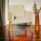 Poltrona Decorativa Para Sala Recepção Consultório Cadeira Ni