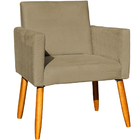 Poltrona Decorativa Para Sala Recepção Consultório Cadeira Ni