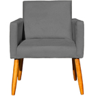 Poltrona Decorativa Para Sala Recepção Consultório Cadeira Ni