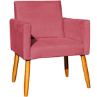 Poltrona Decorativa Para Sala Recepção Consultório Cadeira Ni