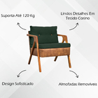 Poltrona Decorativa Para Sala Recepção Consultório Escritório