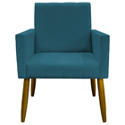 Poltrona Decorativa Para Sala Recepção Consultório Escritório