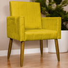 Poltrona Decorativa Para Sala Recepção Consultório Escritório