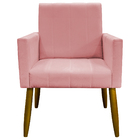 Poltrona Decorativa Para Sala Recepção Consultório Escritório