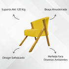 Poltrona Decorativa Para Sala Recepção Consultório Escritório