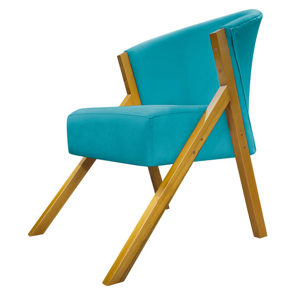 Poltrona Decorativa Para Sala Recepção Consultório Escritório