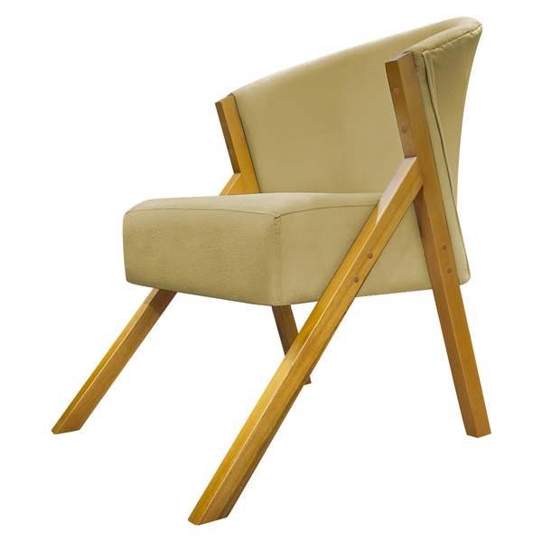 Poltrona Decorativa Para Sala Recepção Consultório Escritório