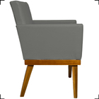 Poltrona Decorativa Para Sala Recepção Consultório Escritório