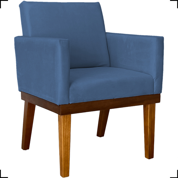 Poltrona Decorativa Para Sala Recepção Consultório Escritório