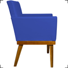 Poltrona Decorativa Para Sala Recepção Consultório Escritório