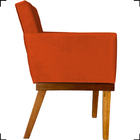 Poltrona Decorativa Para Sala Recepção Consultório Escritório