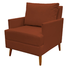 Poltrona Decorativa Para Sala Recepção Consultório Escritório