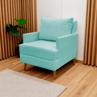 Poltrona Decorativa Para Sala Recepção Consultório Escritório