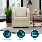 Poltrona Decorativa Para Sala Recepção Consultório Manicure C