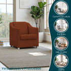 Poltrona Decorativa Para Sala Recepção Consultório Manicure C