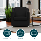 Poltrona Decorativa Para Sala Recepção Consultório Manicure C