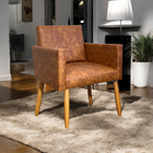 Poltrona Decorativa Para Sala Recepção Consultório Nina Corin