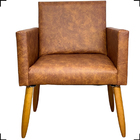 Poltrona Decorativa Para Sala Recepção Consultório Nina Corin