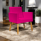 Poltrona Decorativa Para Sala Recepção Consultório Nina Corin