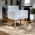 Poltrona Decorativa Para Sala Recepção Consultório Nina Corin