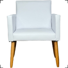 Poltrona Decorativa Para Sala Recepção Consultório Nina Corin