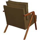 Poltrona Decorativa Para Sala Recepção Consultório Reforçada