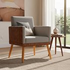 Poltrona Decorativa Para Sala Recepção Escritório Consultório