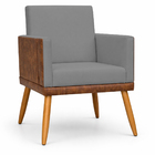 Poltrona Decorativa Para Sala Recepção Escritório Consultório