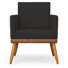 Poltrona Decorativa Para Sala Recepção Escritório Consultório