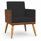 Poltrona Decorativa Para Sala Recepção Escritório Consultório